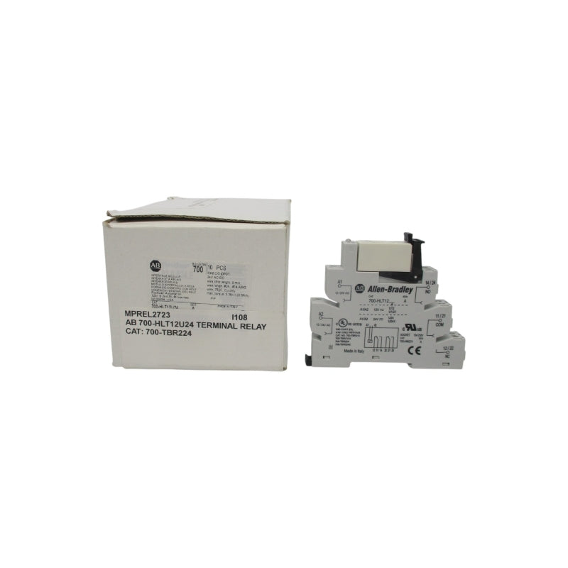 ALLEN BRADLEY 700-HLT12U24 SER. A 24V AC/DC (PKG OF 10) (WH) NSMP