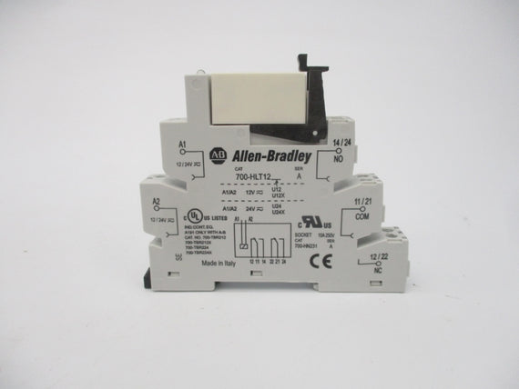 ALLEN BRADLEY 700-HLT12U24 SER. A 24V AC/DC (PKG OF 10) (WH) NSMP