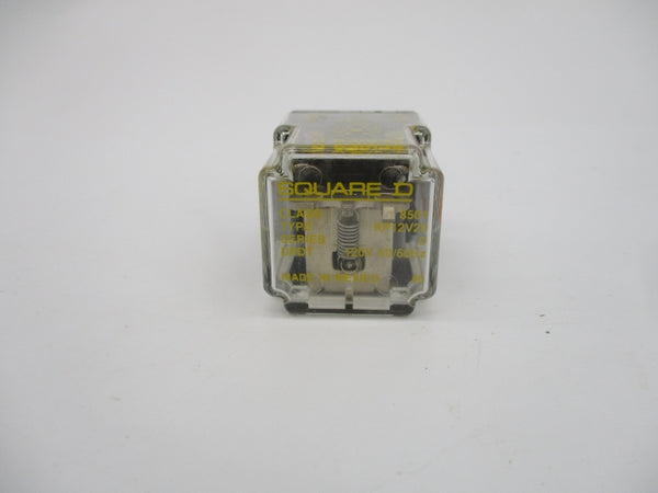 SQUARE D 8501KP12V20 SER. D 120V 10A NSMP