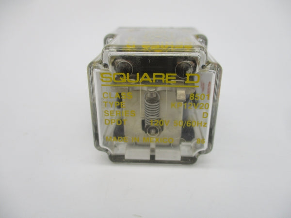 SQUARE D 8501KP12V20 SER. D 120V 10A NSMP