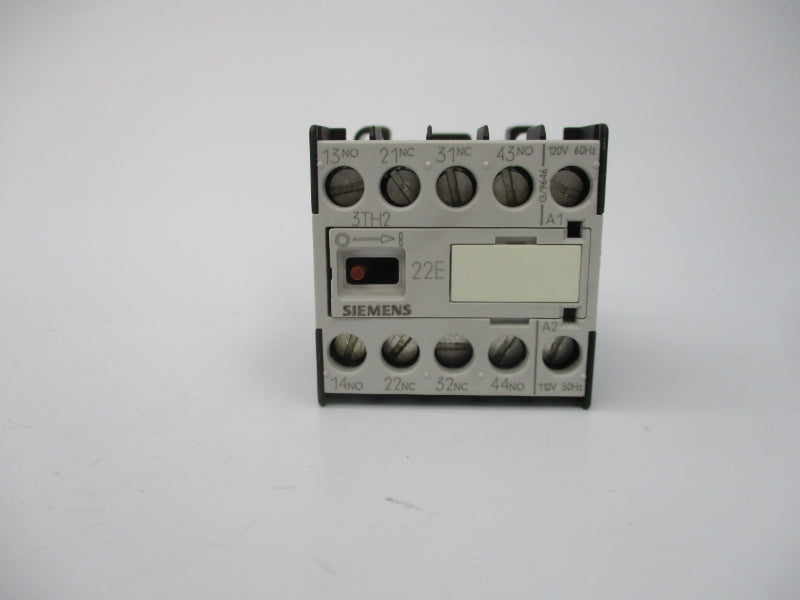 SIEMENS 3TH2022-0AK6 110/120VAC 4A NSMP
