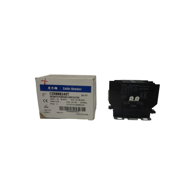 EATON C25BNB240T SER. F1 24VAC NSMP