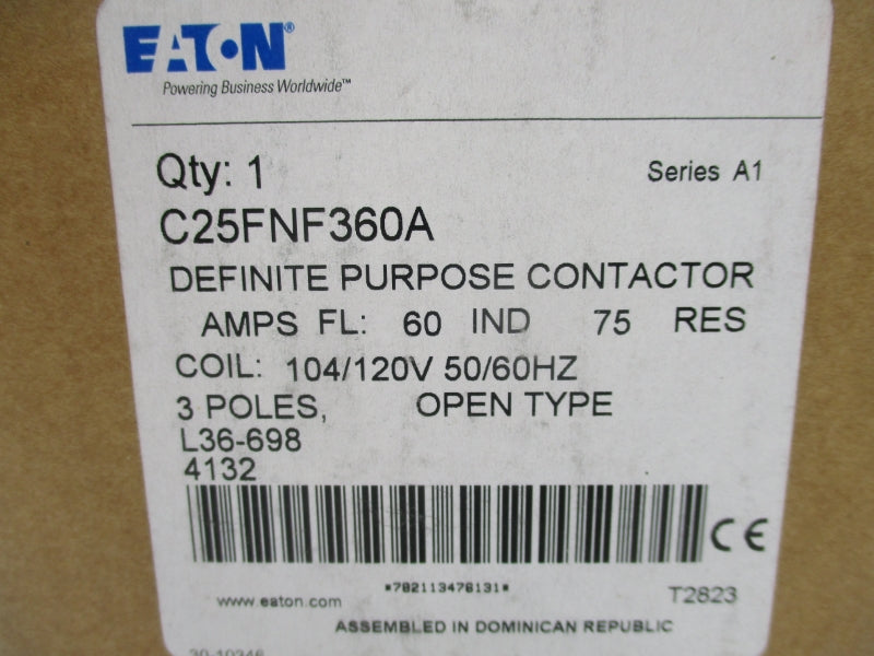 EATON C25FNF360A SER. A1 104/120V 60A NSMP