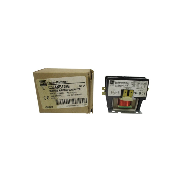 CUTLER HAMMER C25ANB125B SER. E1 208/240V NSMP