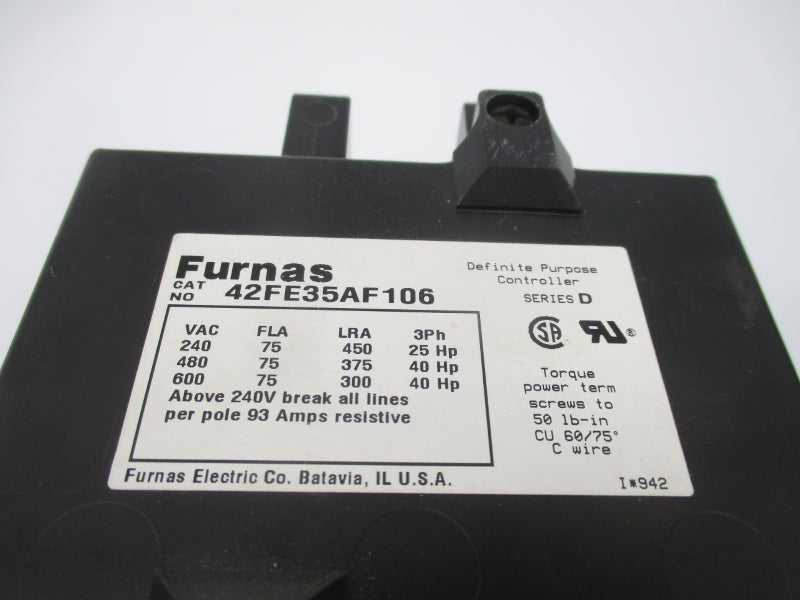 FURNAS 42FE35AF106 SER. D 208/240V (AS PICTURED) NSNP