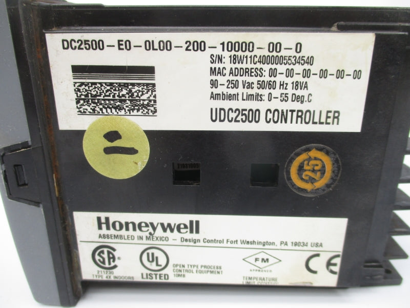 HONEYWELL DC2500-E0-0L00-200-10000-00-0 90-250VAC UNMP