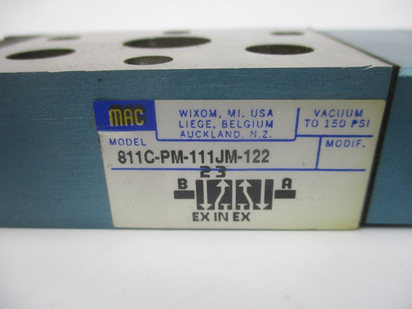 MAC 811C-PM-111JM-122 110/120V 25-150PSI UNMP