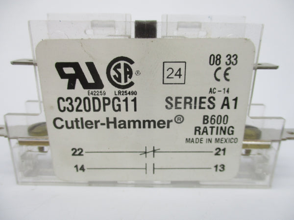 CUTLER HAMMER C320DPG11 SER. A1 UNMP