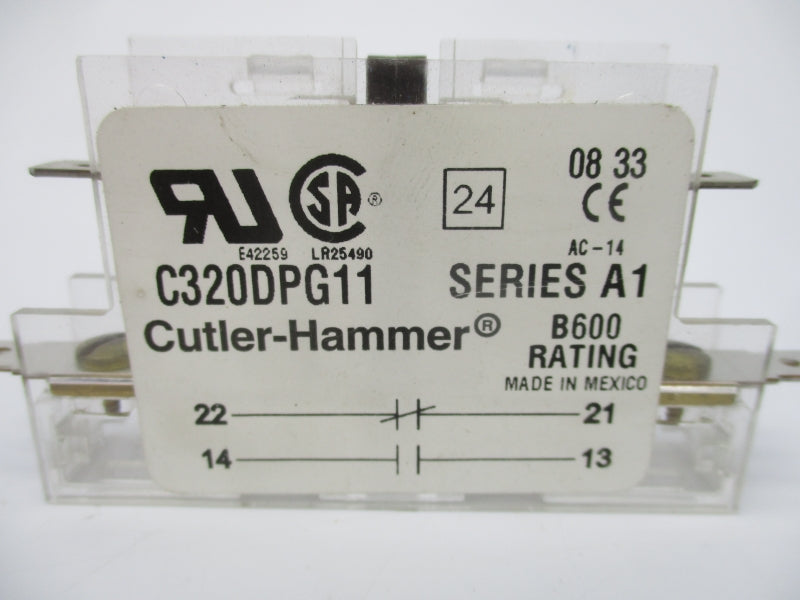 CUTLER HAMMER C320DPG11 SER. A1 UNMP