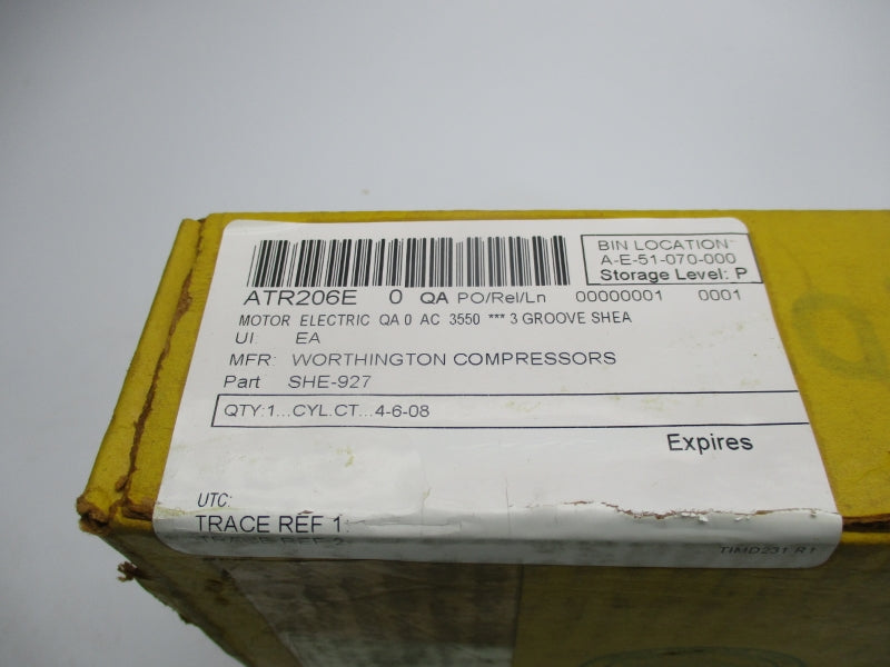 WORTHINGTON COMPRESSORS SHE-927 NSFS