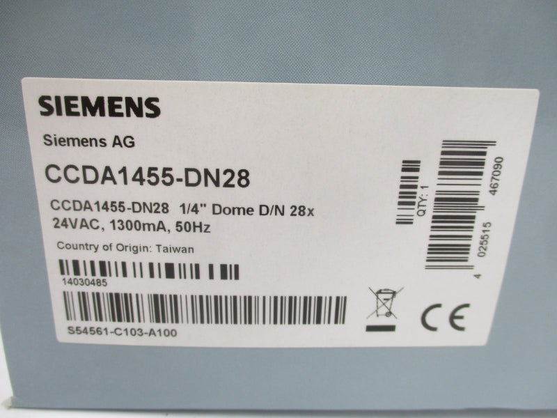SIEMENS CCDA1455-DN28 S54561-C12-A1 24VAC NSMP