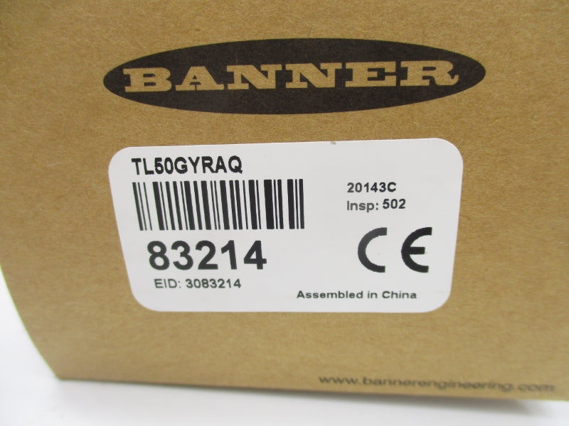 BANNER ENGINEERING TL50GYRAQ 18-30VDC 24VAC NSMP