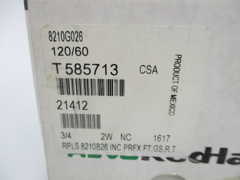 ASCO 8210G026 120V 300PSI 3/4" NSMP