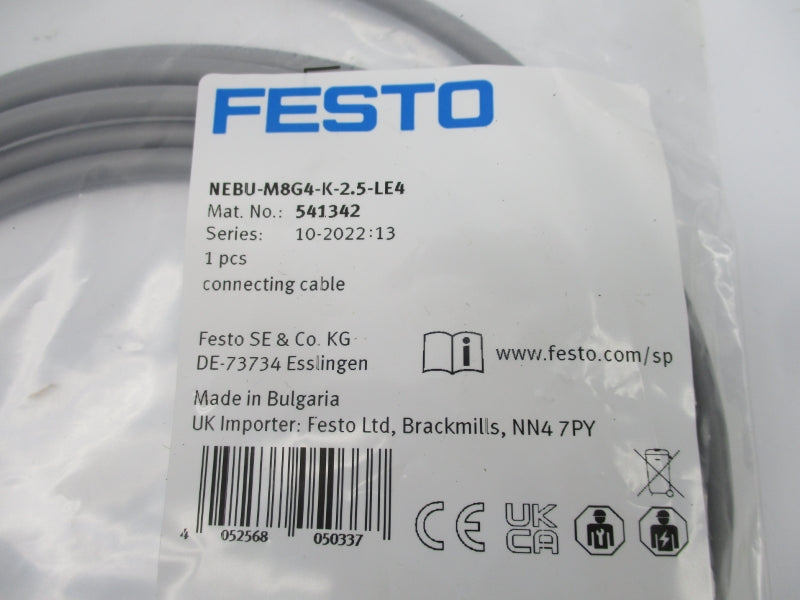FESTO NEBU-M8G4-K-2.5-LE4 541342 NSMP