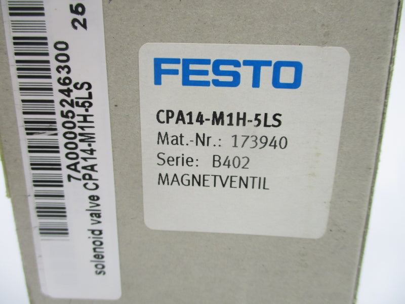 FESTO CPA14-M1H-5LS 173940 21VDC NSMP