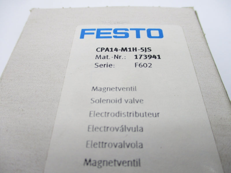FESTO CPA14-M1H-5JS 173941 21VDC NSMP