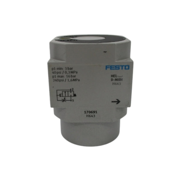 FESTO HEL-…-D-MIDI 170691 40-240PSI NSNP