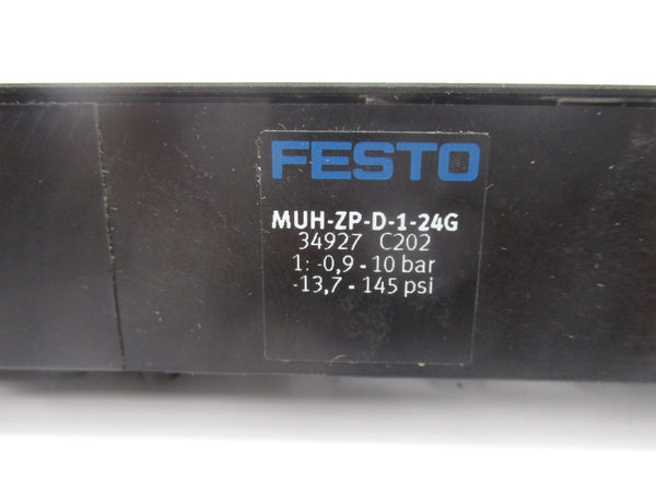 FESTO MUH-ZP-D-1-24G 34927 13.7-145PSI NSNP