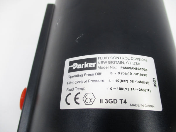 PARKER PA50SAN9S100A 0-131PSI NSNP