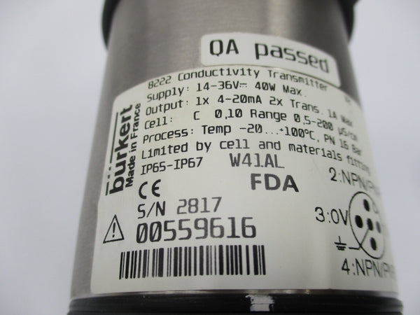 BURKERT 8222 14-36V NSNP