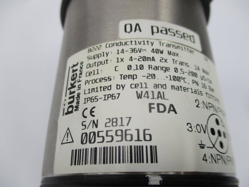 BURKERT 8222 14-36V NSNP