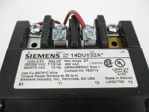 SIEMENS 14DUE32AA 240VAC NSMP