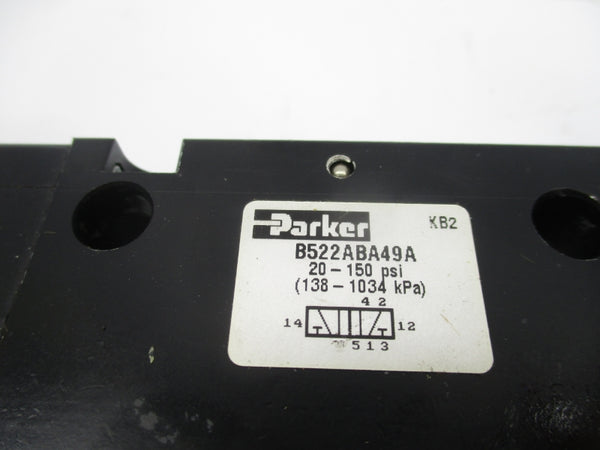 PARKER B522ABA49A 24VDC 20-150PSI UNMP