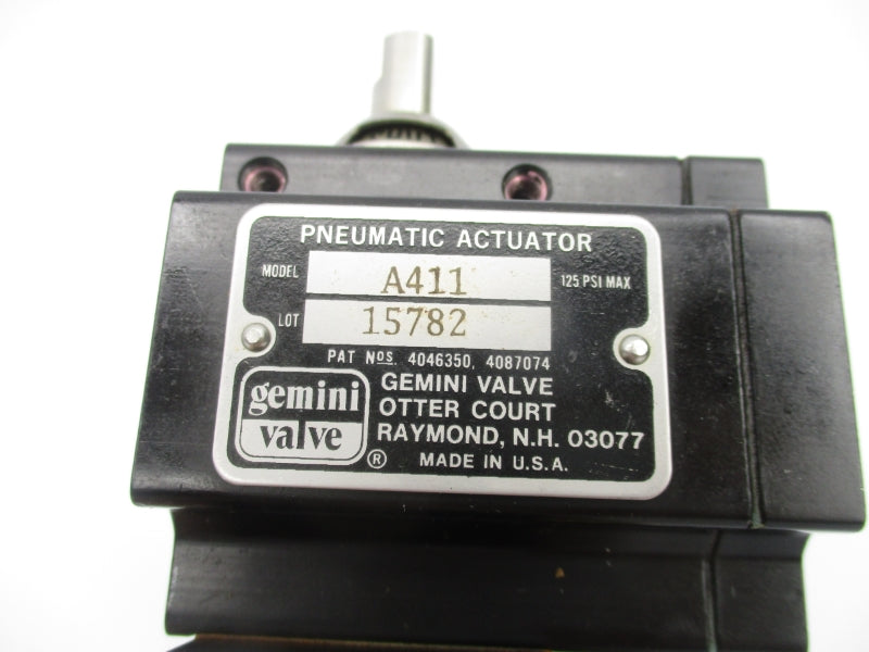 GEMINI VALVE A411 125PSI UNMP