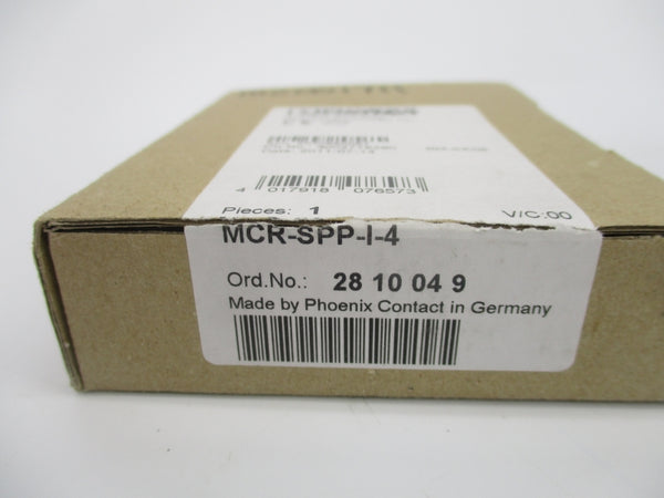 PHOENIX CONTACT MCR-SPP-I-4 2810049 125VAC 1A NSMP