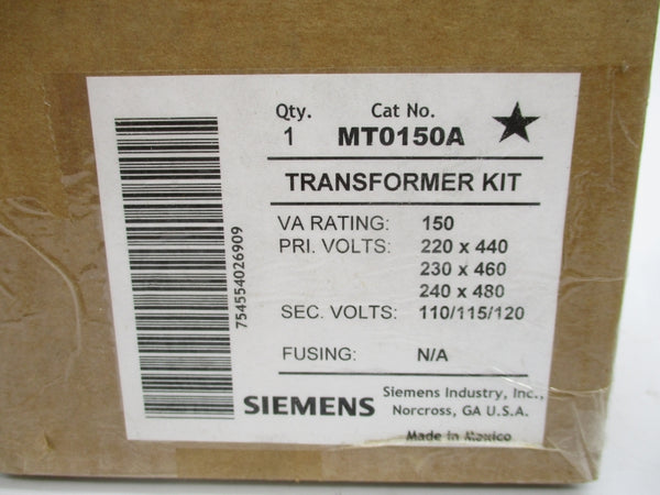 SIEMENS MT0150A 480V NSMP