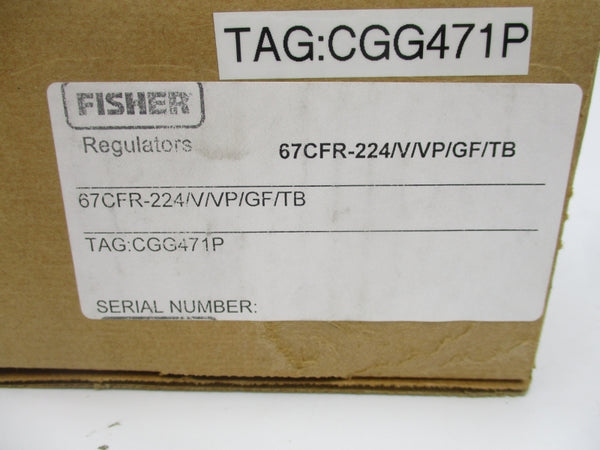 FISHER 67CFR-224/V/VP/GF/TB 0-35PSI NSMP