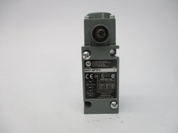 ALLEN BRADLEY 802T-NPTPV SER. J 300VAC (WH) NSMP
