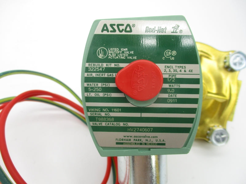 ASCO HV2740607 1/2" 24VDC NSMP
