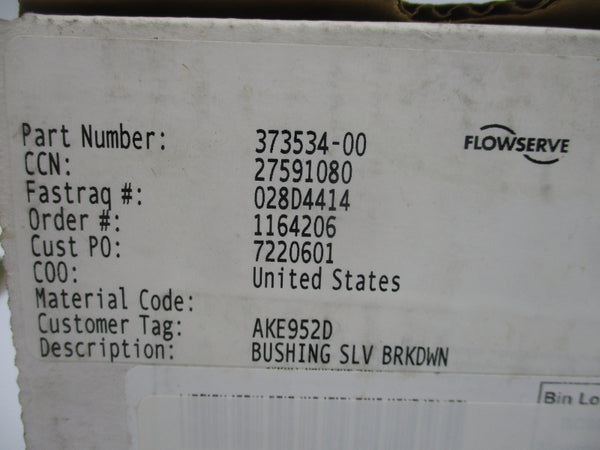 FLOWSERVE 373534-00 NSMP