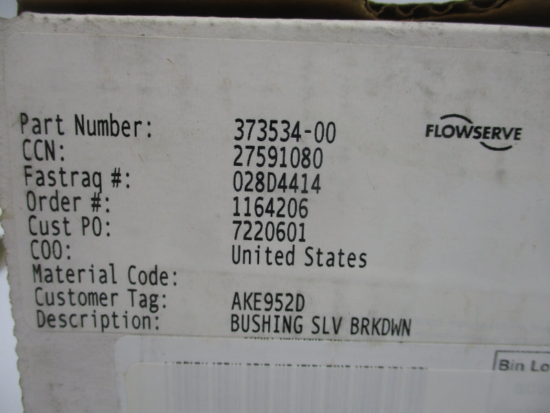 FLOWSERVE 373534-00 NSMP