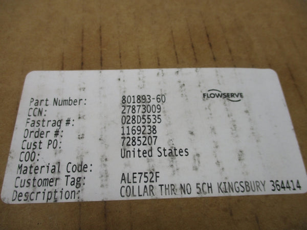 FLOWSERVE 801893-60 NSMP