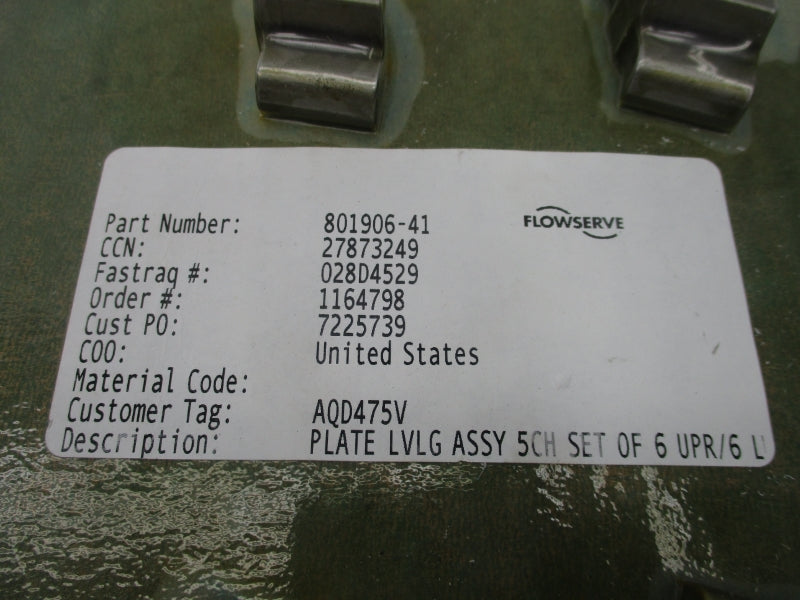 FLOWSERVE 801906-41 SET OF 12 NSMP