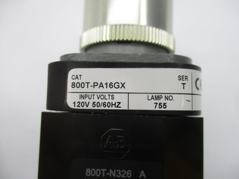 ALLEN BRADLEY 800T-PA16GX SER. T 120V (WH) NSMP