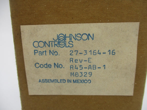 JOHNSON CONTROLS 27-3164-16 R45-AB-1-M8329 120VAC REV. E NSMP