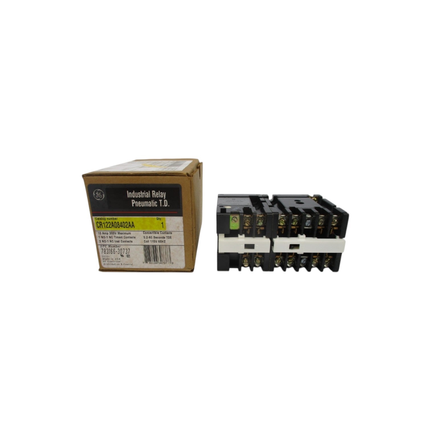 GENERAL ELECTRIC CR122A08402AA 115V 0.2-60S NSMP