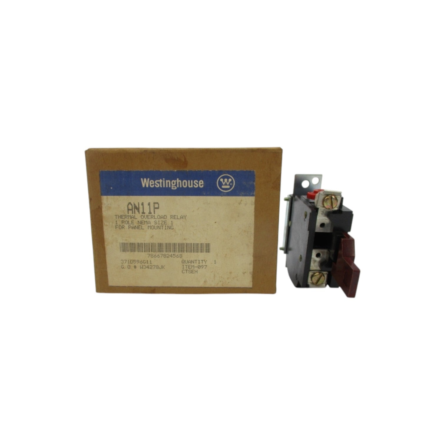 WESTINGHOUSE 371D596G11 AN11P 600VAC NSMP