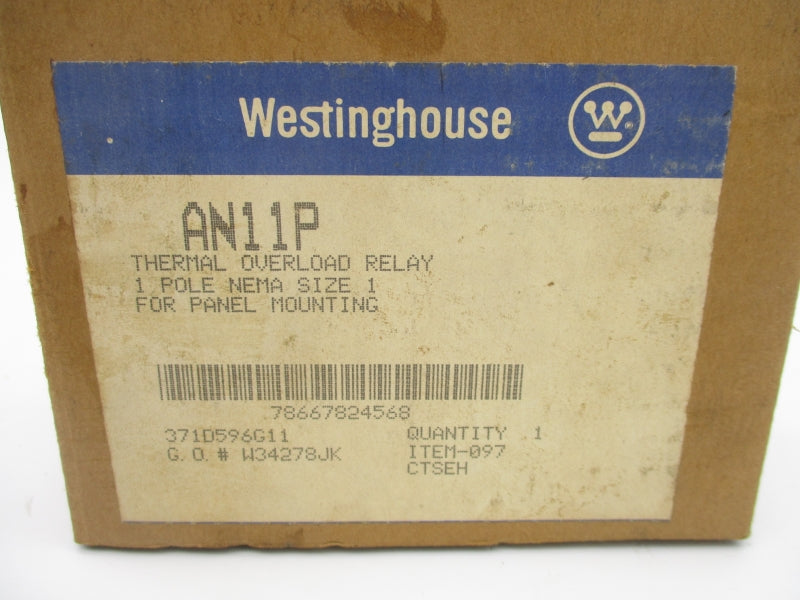 WESTINGHOUSE 371D596G11 AN11P 600VAC NSMP