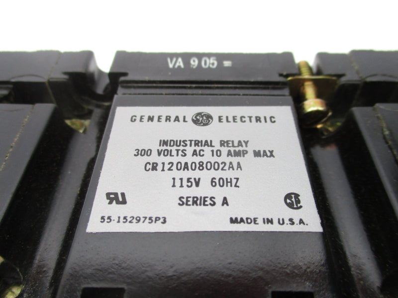 GENERAL ELECTRIC CR120A08002AA SER. A 115V NSMP