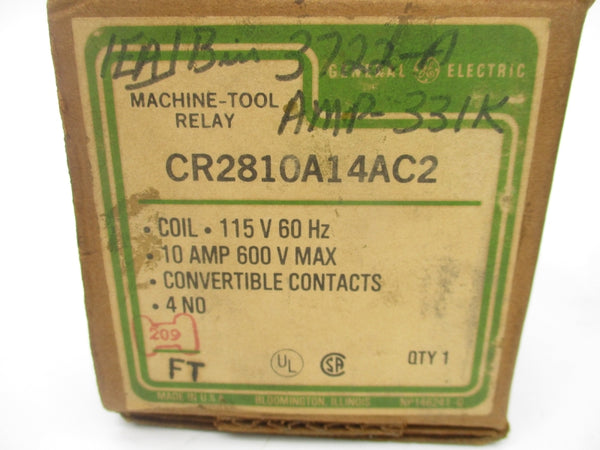 GENERAL ELECTRIC CR2810A14AC2 95/115V 10A NSMP