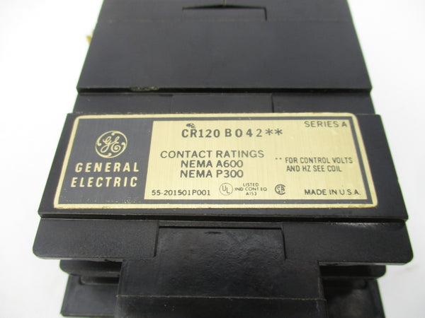GENERAL ELECTRIC CR120B04202 SER. A 110/120V NSMP