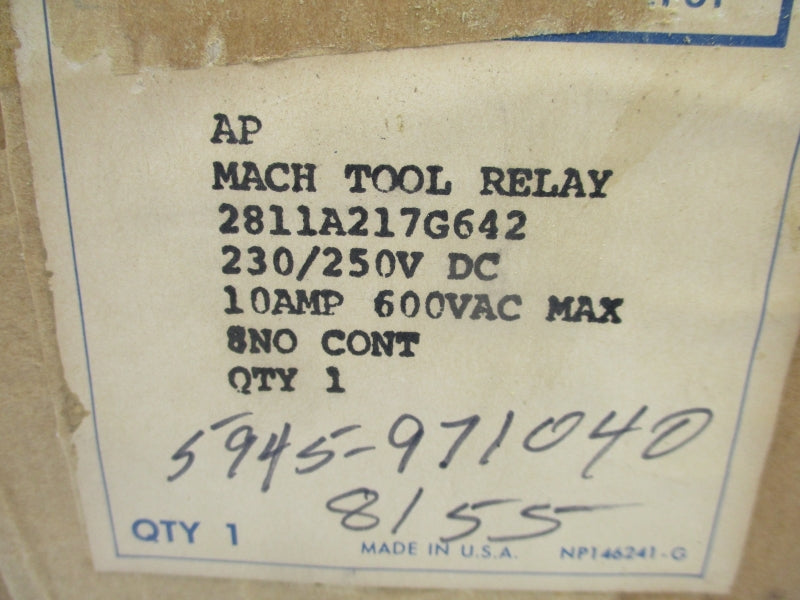 GENERAL ELECTRIC 2811A217G642 230/250V NSMP