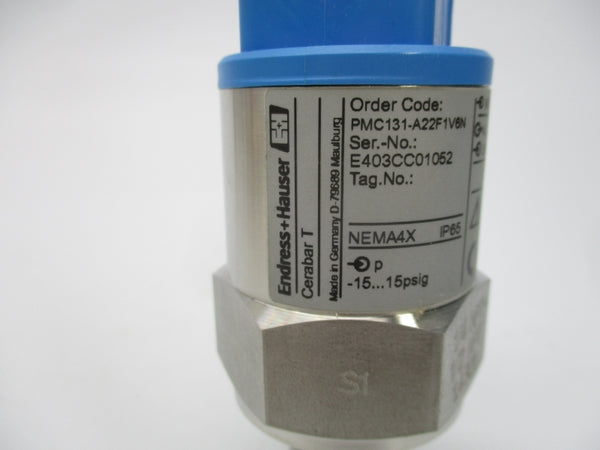ENDRESS+HAUSER PMC131-A22F1V6N 11-30VDC -15-15PSI NSMP