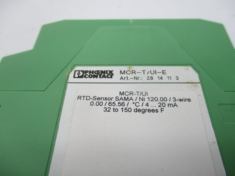 PHOENIX CONTACT MCR-T-UI-E 2814113 18-30VDC NSMP