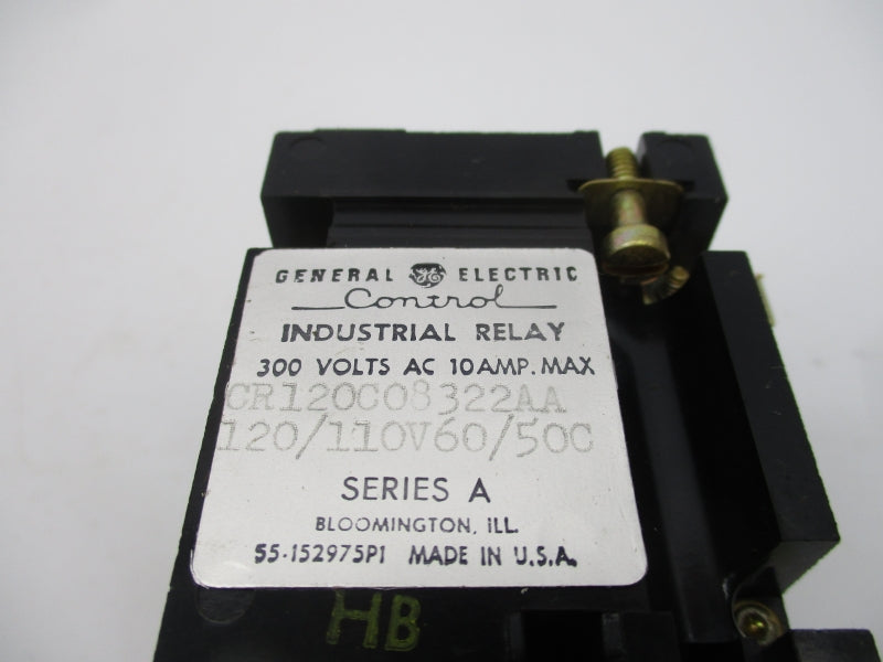 GENERAL ELECTRIC CR120C08322AA SER. A 110/120V NSMP