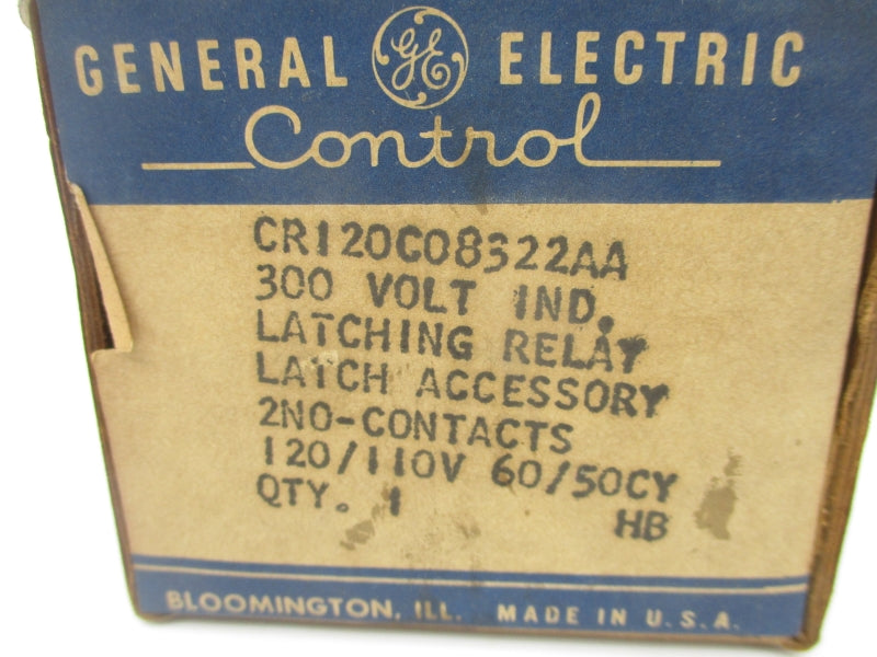 GENERAL ELECTRIC CR120C08322AA SER. A 110/120V NSMP